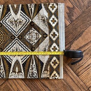 100% Cotton Indonesia Batik over 2 yards of fabric  & the width is 3.5Ft❣️